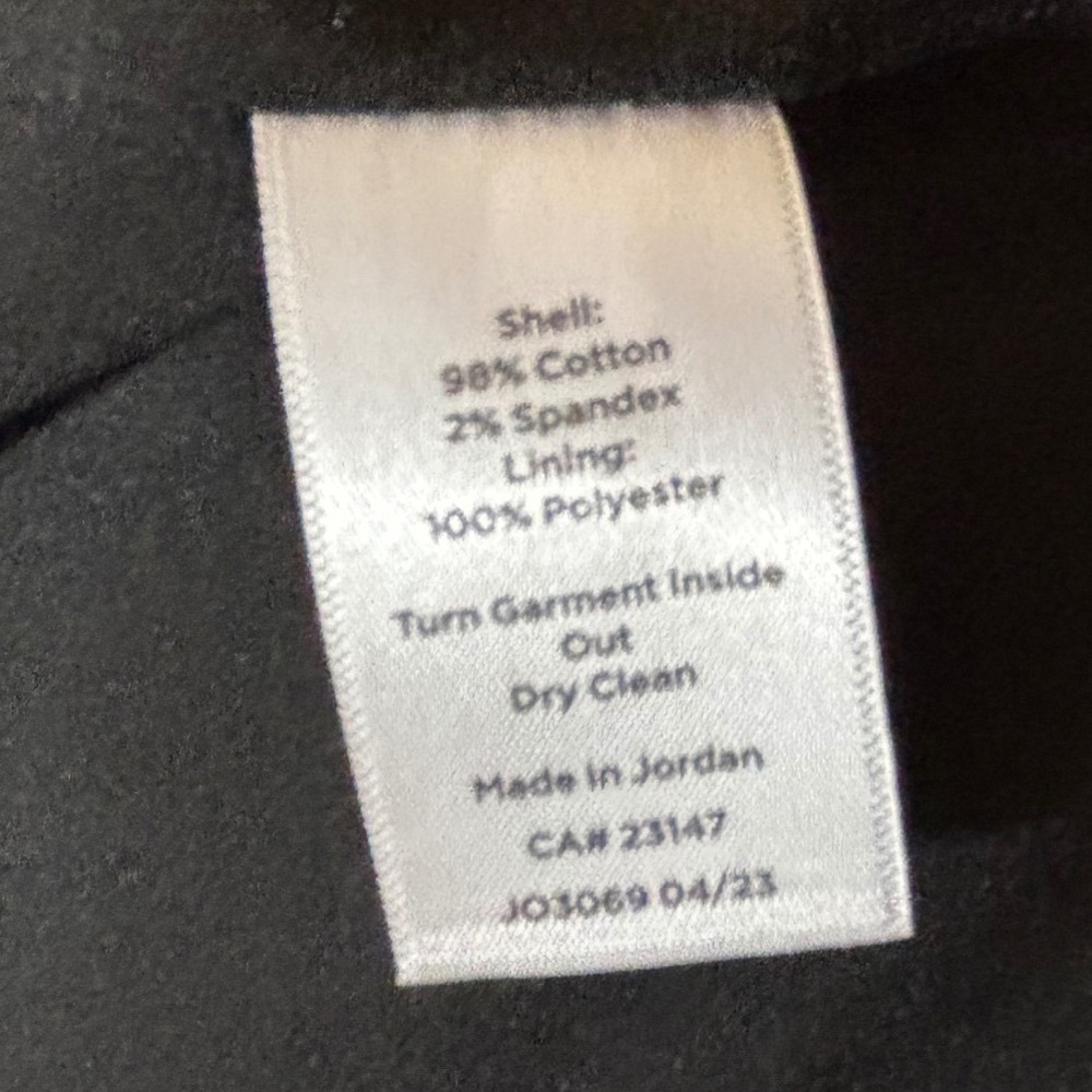 Talbots Petite Black Ivory Military Crest Button Blazer Jacket 12P - Picture 10 of 16